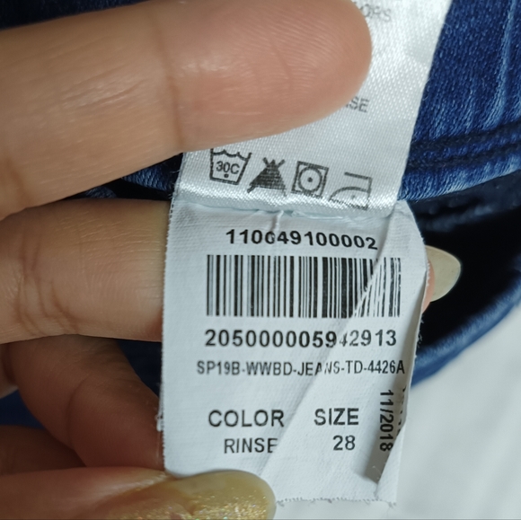 BARE DENIM Blue Solid Ankle-Length Casual Women Skinny Fit Jeggings - Picture 7 of 11